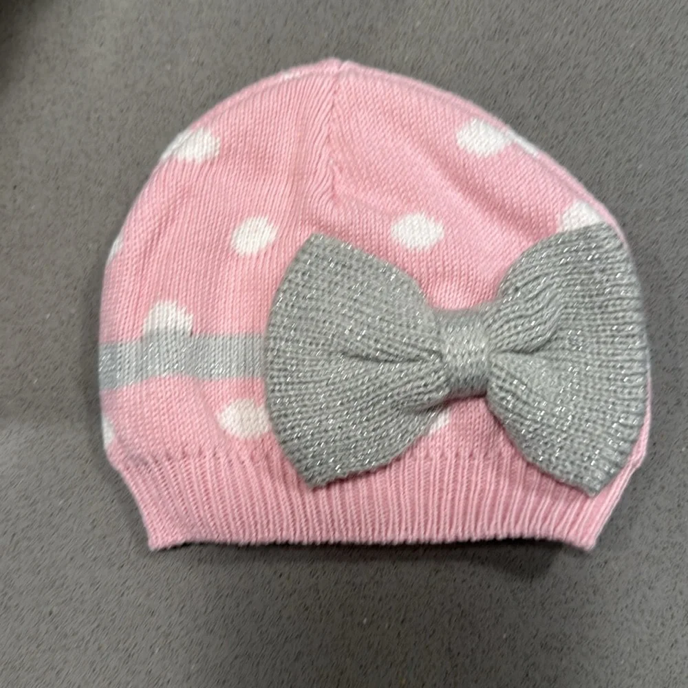 BUNDLE-3 baby hats | 0-3 mths | As pictured